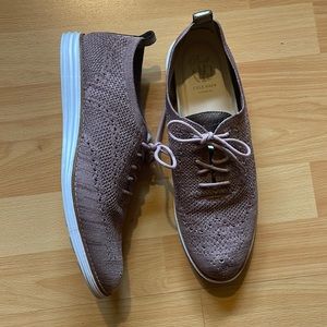 Colehaan stitch light oxfords worn lightly